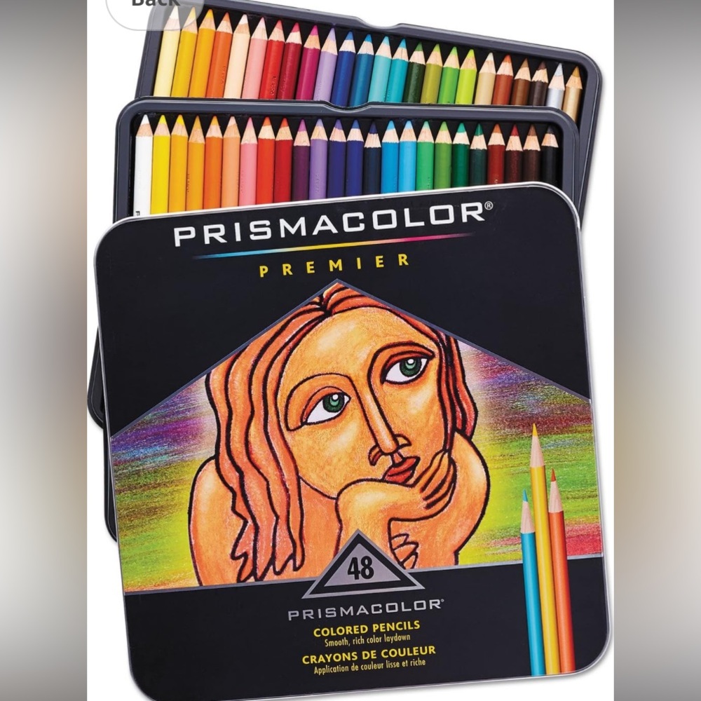 Prismacolor 3598THT Premier Colored Woodcase Pencils, 48 Assorted Colors/Set
